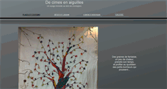 Desktop Screenshot of de-cimes-en-aiguilles.org