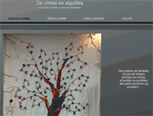 Tablet Screenshot of de-cimes-en-aiguilles.org